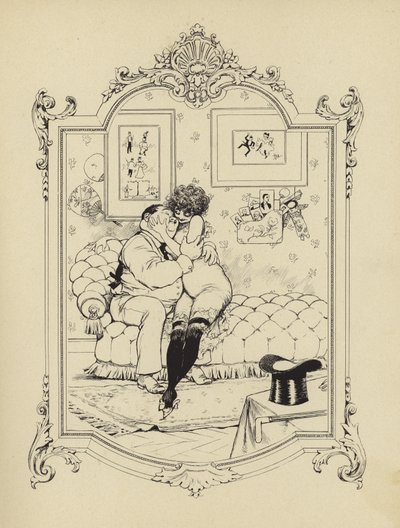 アイスクリームの思い出からの漫画 作： Albert Guillaume